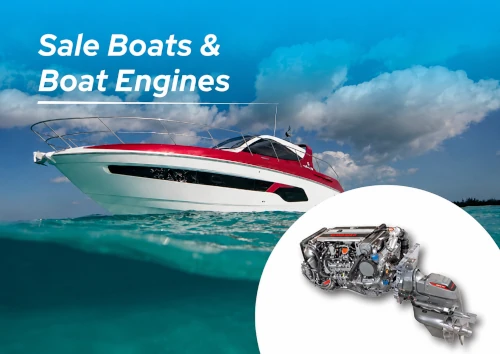 Boat engine service workshop